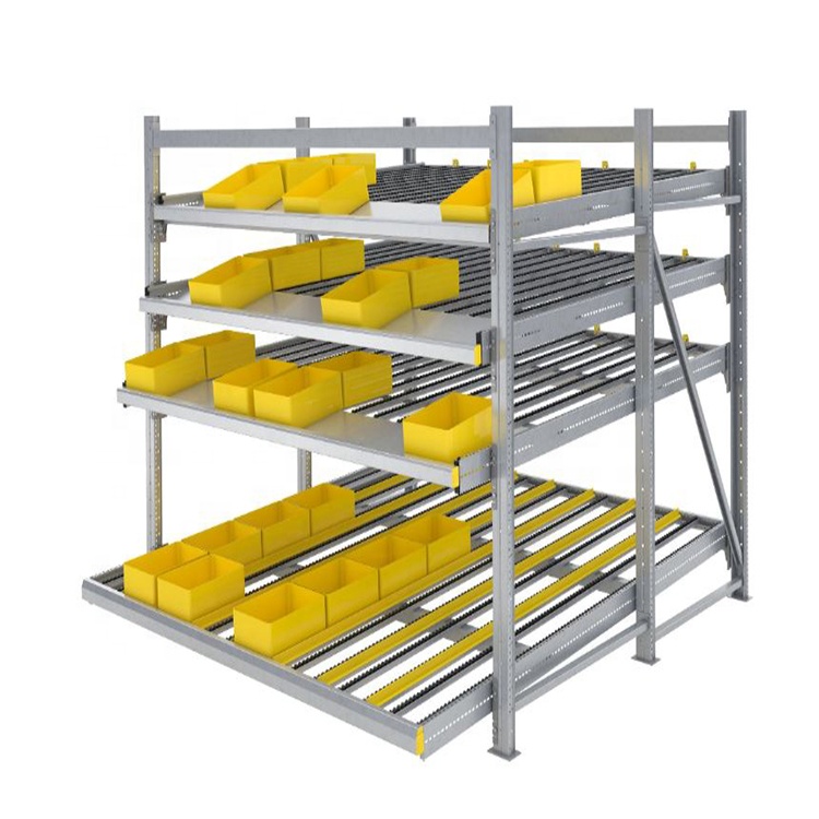 Customized FIFO Roller Racking Dynamic Storage Rack Carton Flow Rack For 2024 Promotion