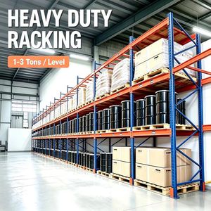Industrial Steel Selective Pallet Rack Snap-in Connection