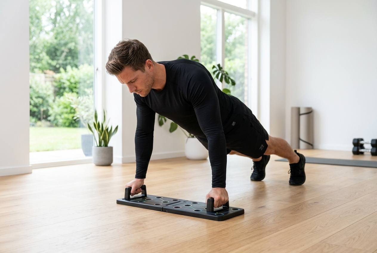 Premium Non-slip Multifunctional ABS Foldable Push Up Stand Rack for Professional Chest Workout Strength Training