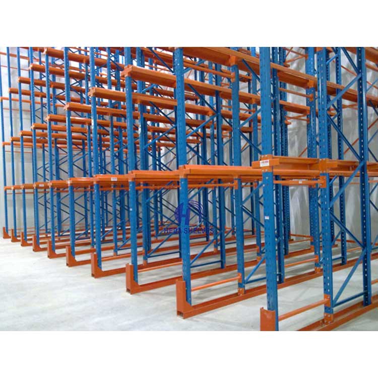 Double Deep Pallet Racks Heavy Duty Drive in Racking Drive-In Racking System Pallet Rack Warehouse Fifo Management System