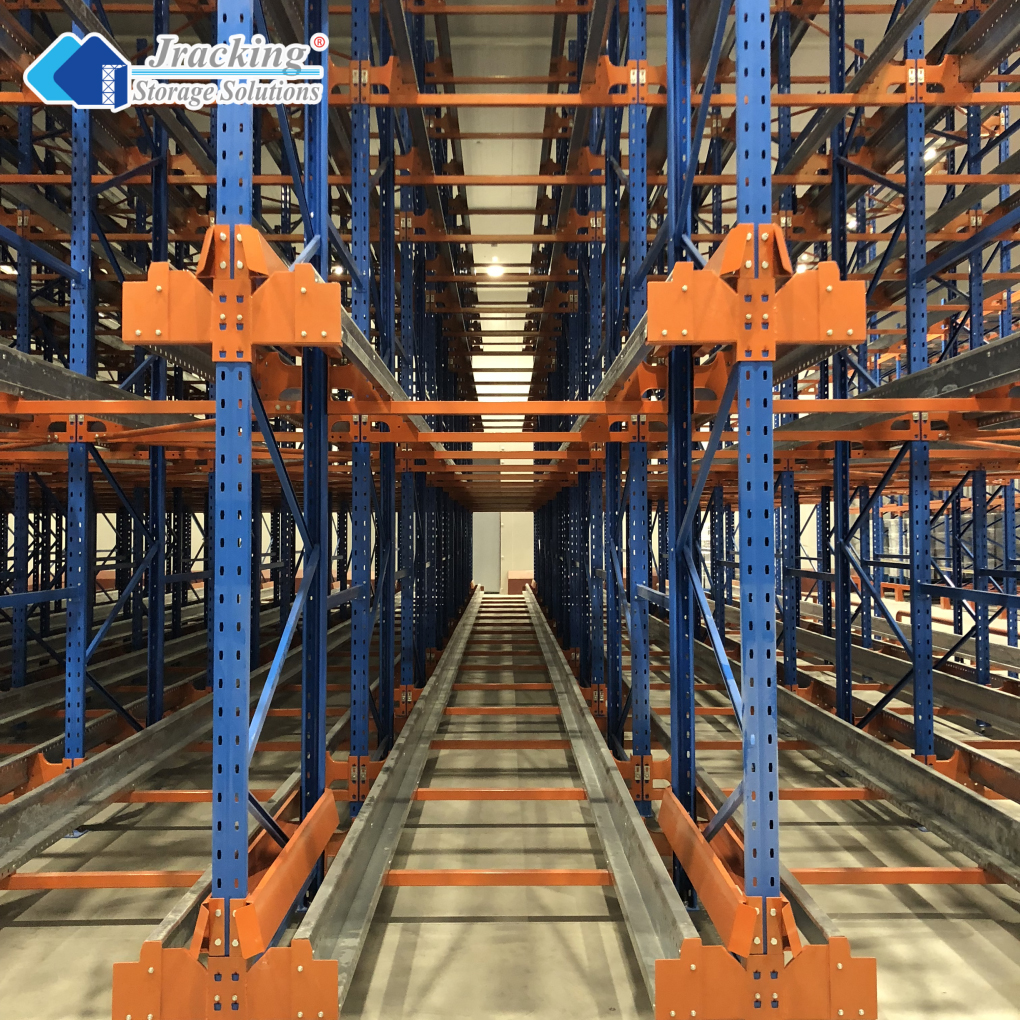 CE Certified High Density Warehouse Racks Double-Sided Type Pallet Two-way Radio Shuttle Rack System
