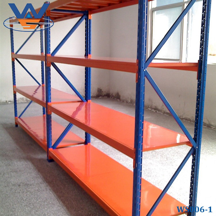 Customized Q235B Cold Rolled Steel Warehouse Medium Duty Long Span Shelving System From Nanjing Victory