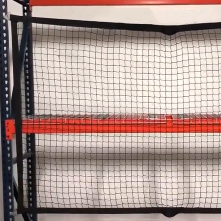 Customizable Polyester Woven Pallet Cargo Rack Net with Rope Edge OEM/ODM Cargo Wrap Netting Cut-to-Size Service