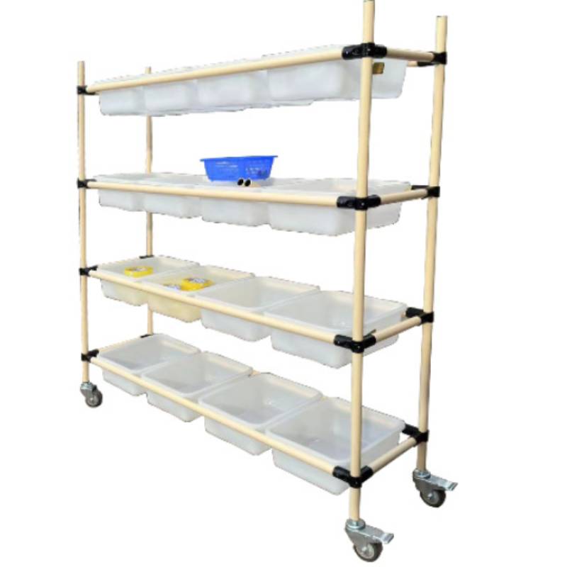 Heavy Duty Picking Truck Pick-up Sorting Cart Movable Hand Trolley Warehouse Material Shelf