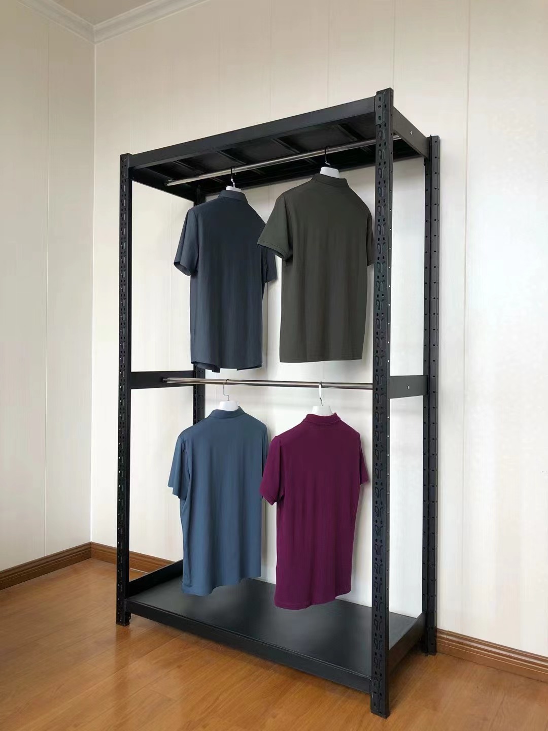 High Quality Metal Warehouse Storage Shelves Pallet Racking 100-200kg Capacity Beam Shelf Type 4 Shelves Floor Mount Factory