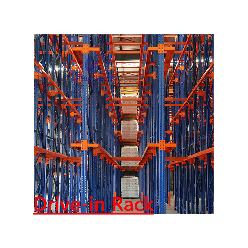 High Density Heavy Duty Drive in Rack System Pallet Type Drive-In Warehouse Shelf Rack Storage System Drive in Pallet Racking