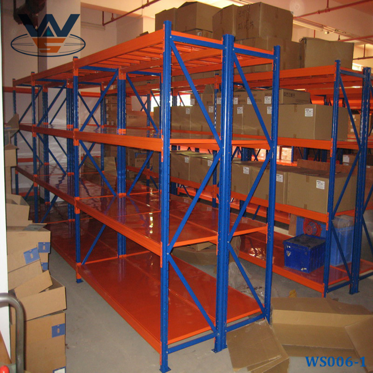 Customized Q235B Cold Rolled Steel Warehouse Medium Duty Long Span Shelving System From Nanjing Victory