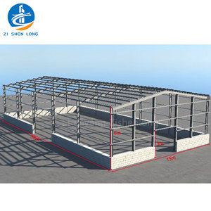 Metal Frame Structure Prefabricated Warehouse Building