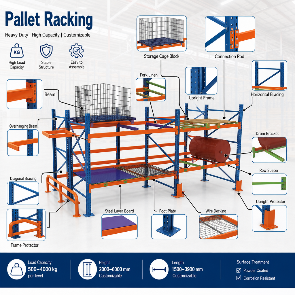 Custom Thickness 5 Layer Industrial Boltless Steel Shelf Warehouse Storage Rack CE Certified Heavy Duty Metal Unit Racking