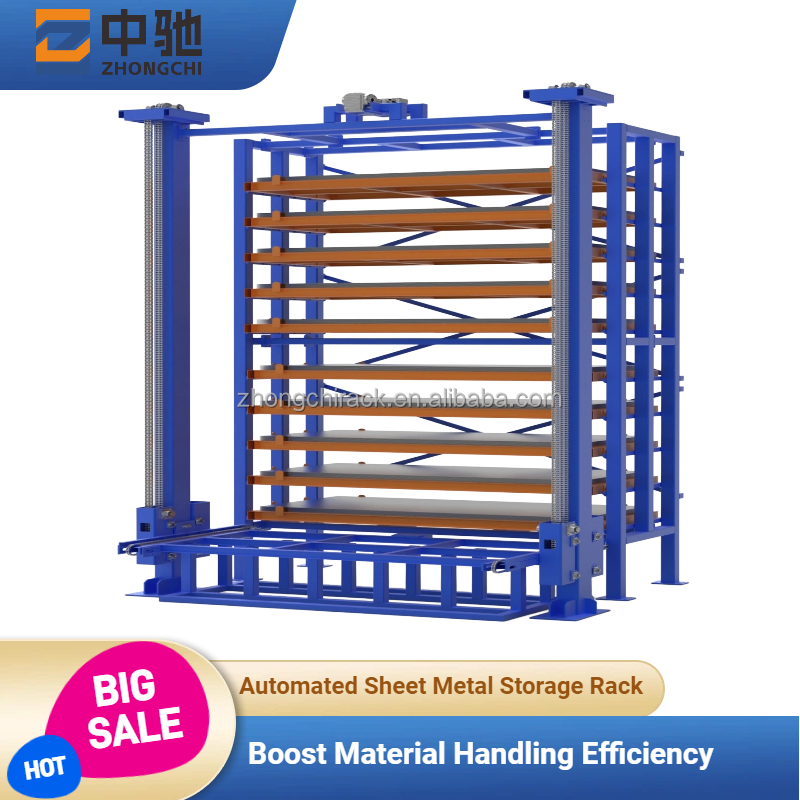 Intelligent Steel Sheet Metal Multi-Level Heavy Duty Storage Rack System High Load Capacity Automated Warehouse Solution