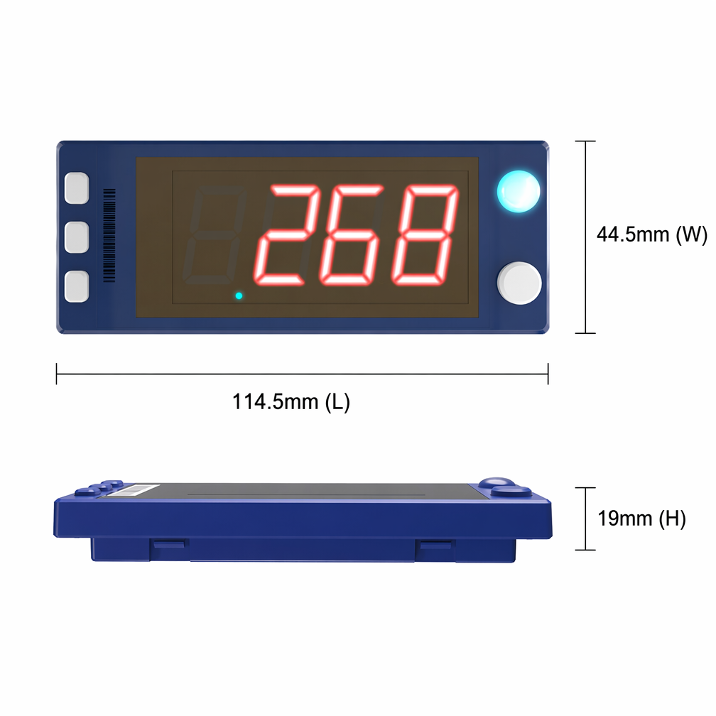 3-Digit Electronic Rack Tag RGB Indicator Light Touch Button Wired Power Picking to Light System 868MHz Warehouse Storage Module