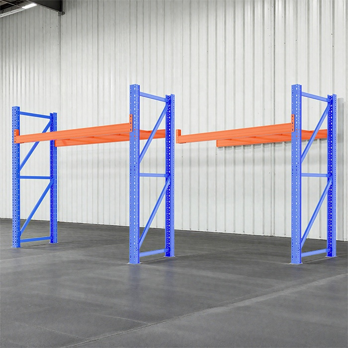 1 Layer 500kg Warehouse Racking System Stacking Racks &amp; Shelves Medium Duty Shelving Rack for Warehouse Storage