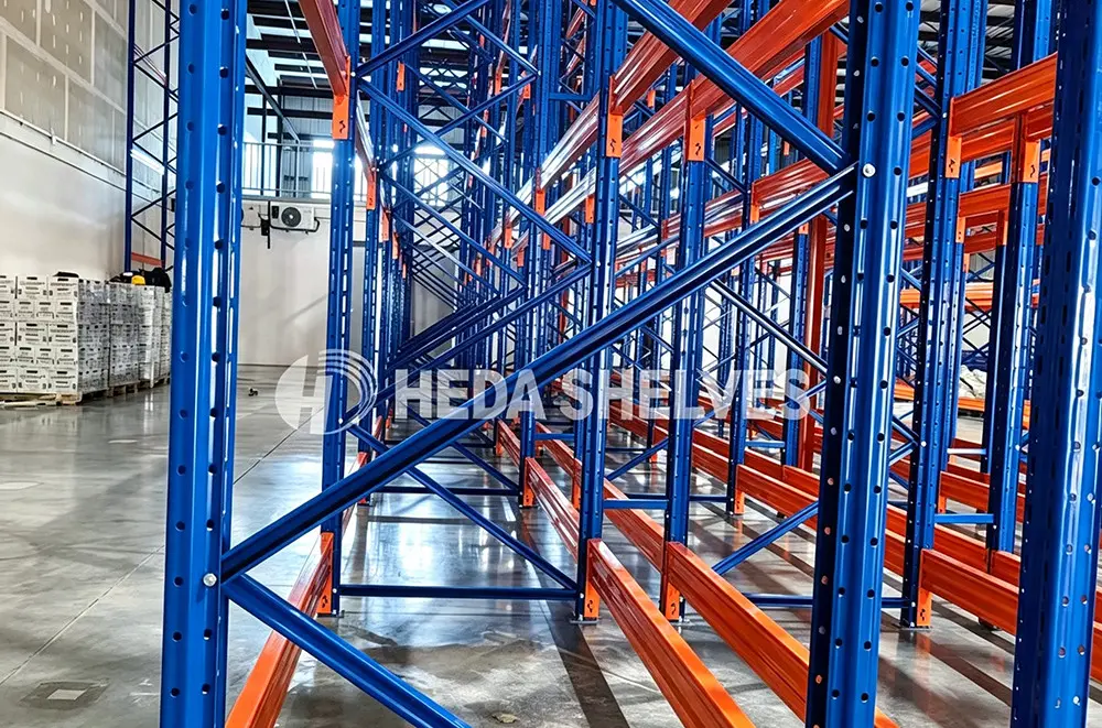 Finished racking installation ready for inspection