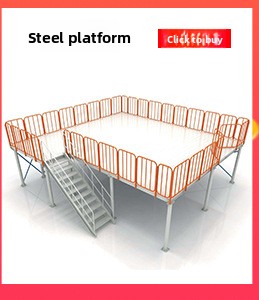 Warehouse Heavy-Duty Steel Frame Assembly