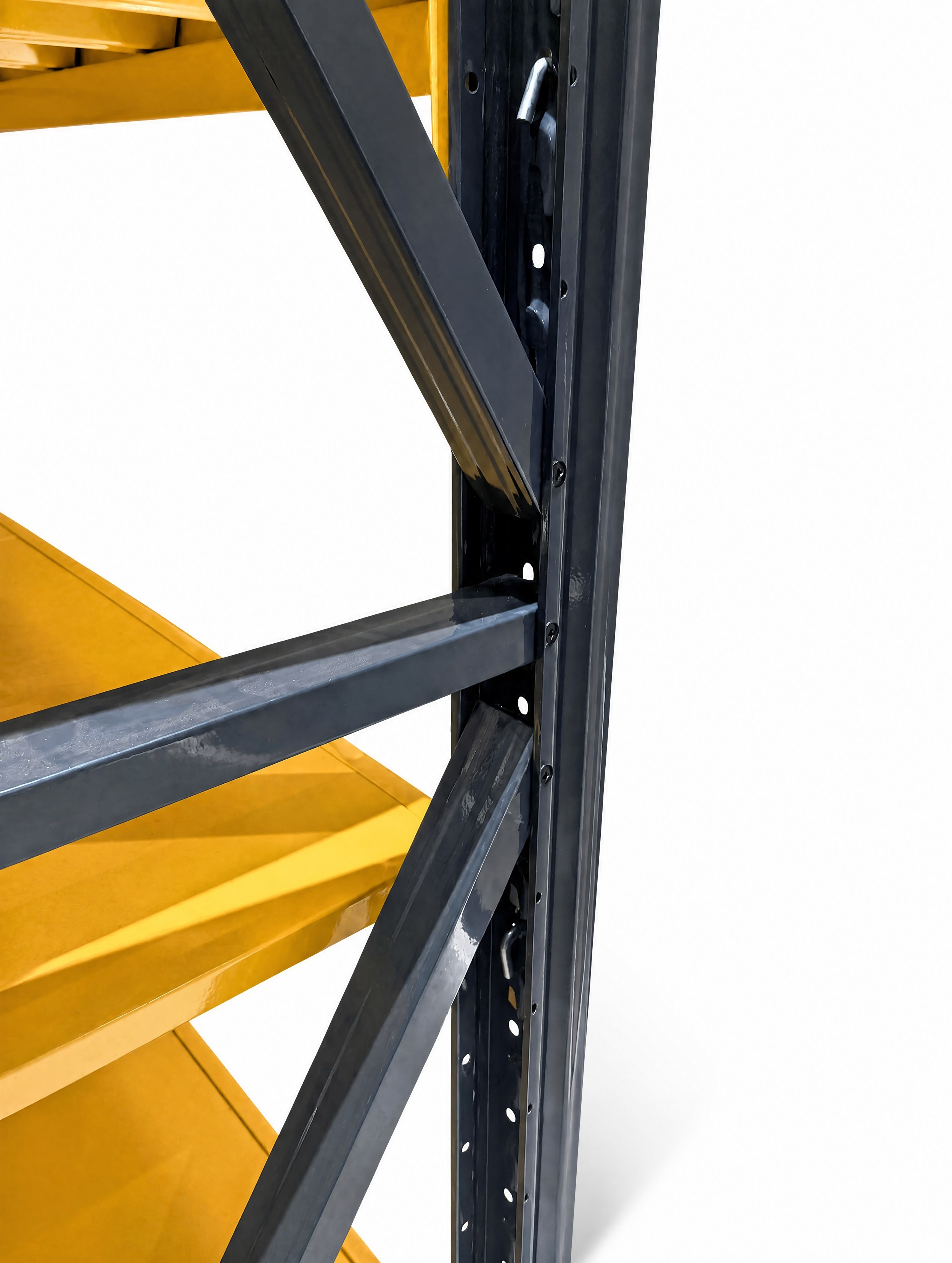 Detachable Butterfly Hole Rack Storage System for Warehouse Manual Picking Use
