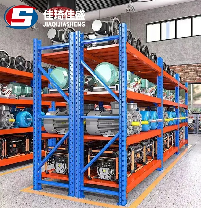Adjustable Steel Warehouse Shelving Rack Multi Layer Storage Cabinet Pallet Stacking Shelf for Garage Workshop