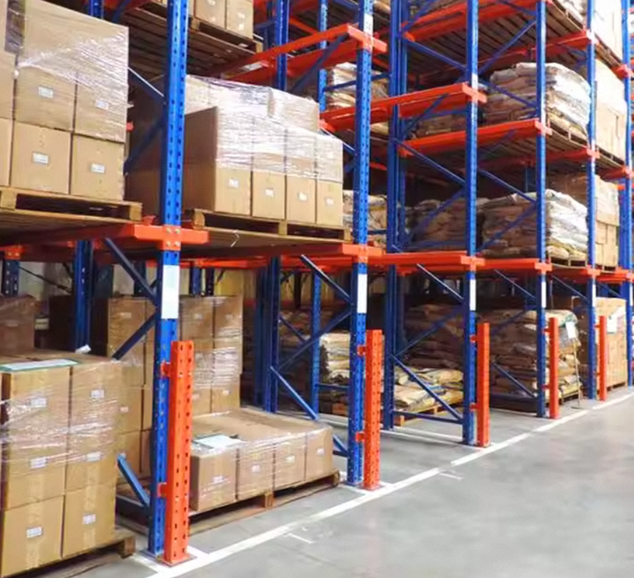 Heavy-Duty VNA Pallet Racking System Metal Drive-In Warehouse Rack Adjustable Features Chinese Supplier Factory Price Corrosion