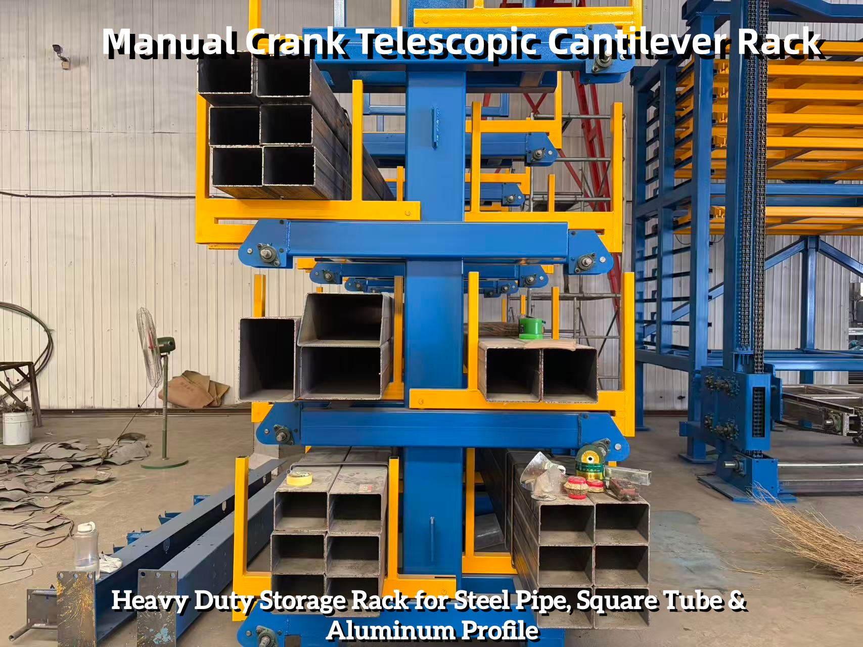 Heavy Duty Electric Sheet Storage Rack Automated Warehouse Rack for Metal Plate Inventory Management