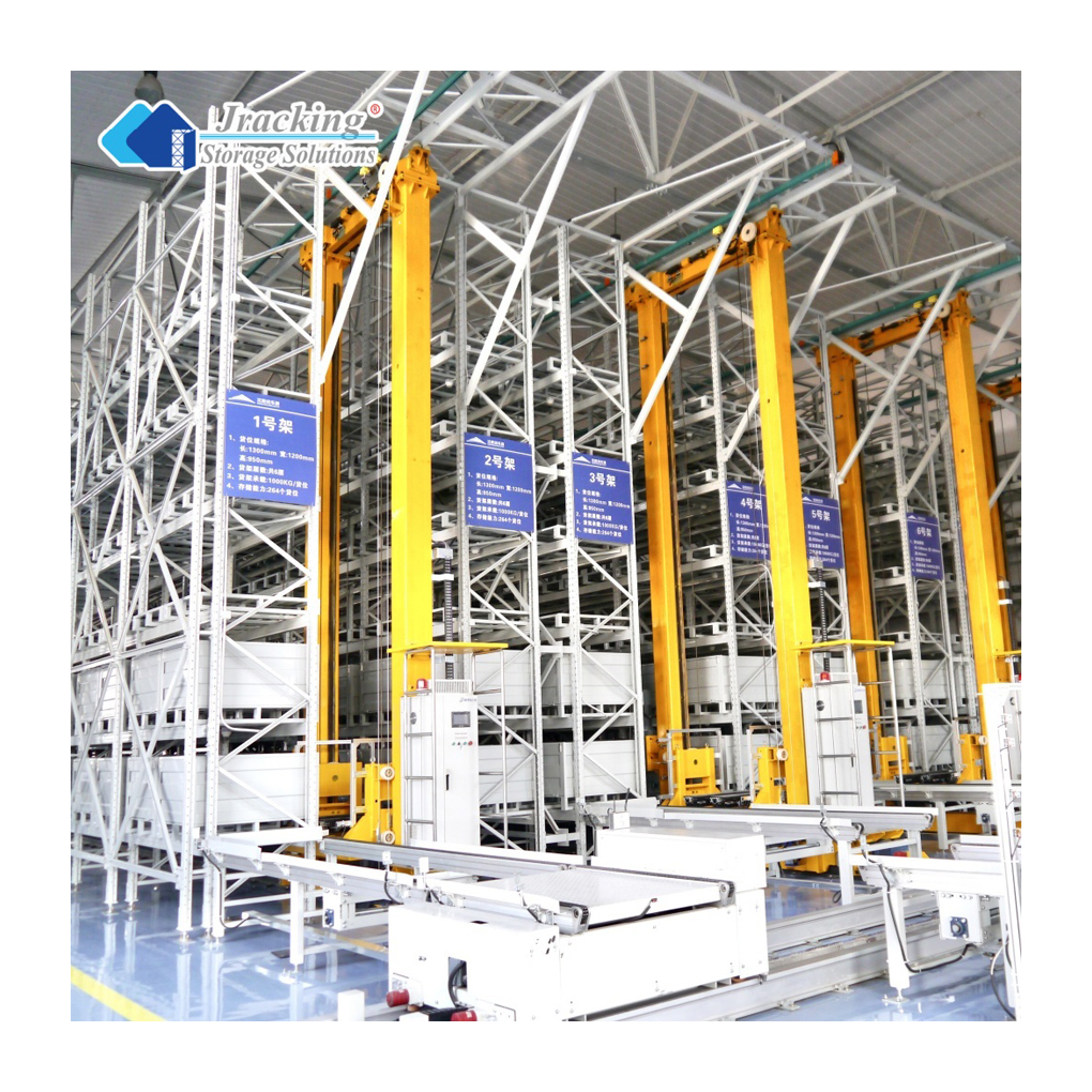 Jracking Warehouse Shelving Racks Steel Automatic Storage Racking ASRS System for Retail Distribution Centers
