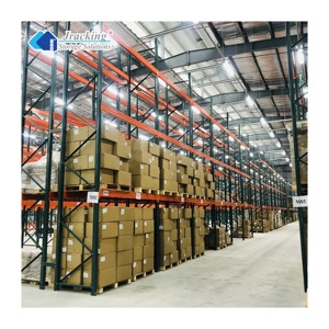 Heavy-Duty Steel Teardrop Pallet Racking