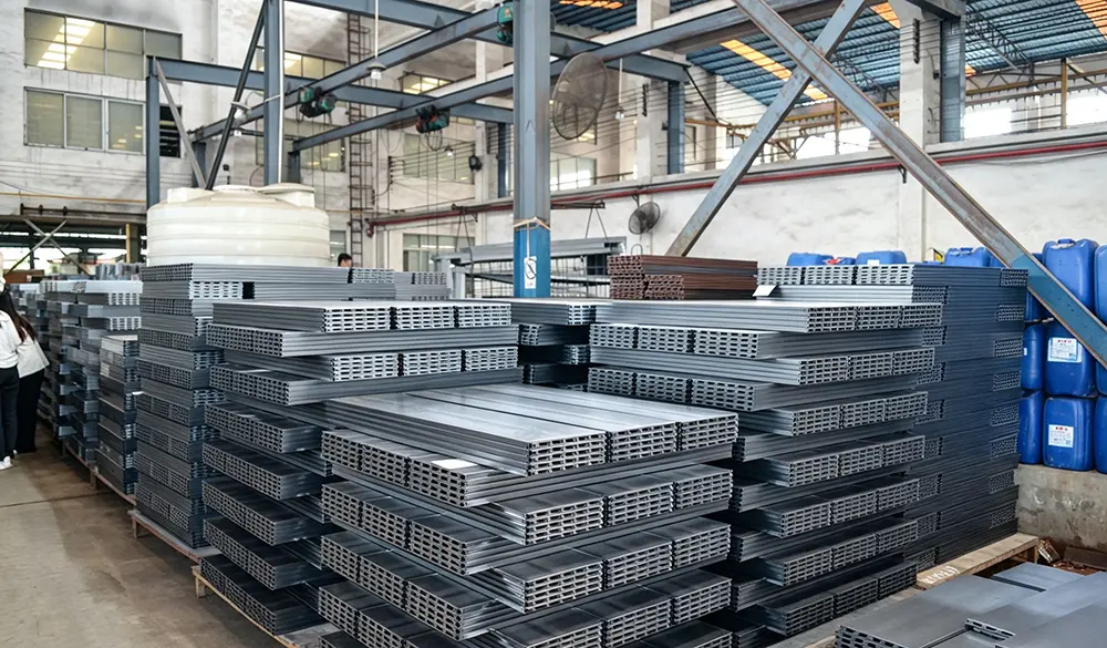 Steel storage production line