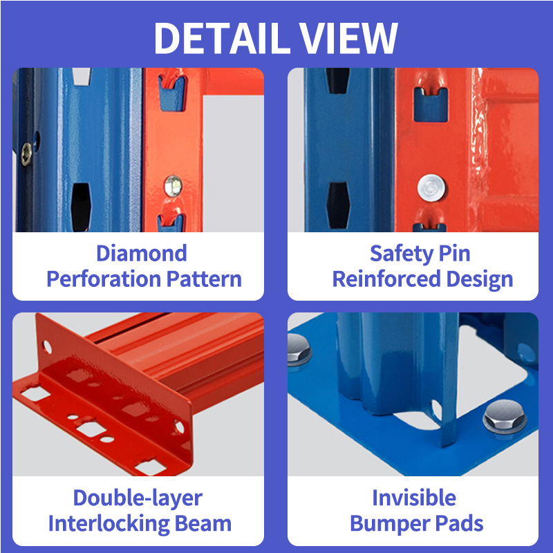 300kg Per Layer Medium Duty Warehouse Storage Shelving Racking System Industrial Steel Storage Rack Multilayer
