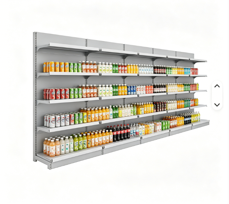 Wholesale Double-Sided Heavy Duty 4-6 Layers Metal Storage Shelf 100kg Layer OEM Supermarket Rack Modular Design China