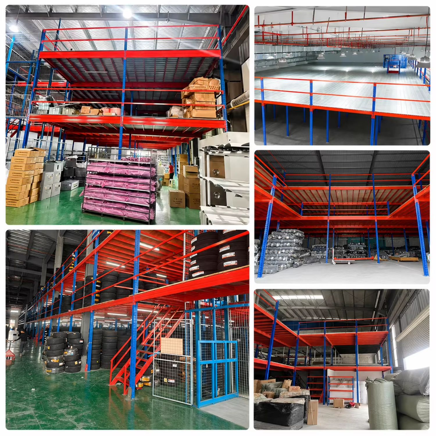 OEM Customized Steel Mezzanine Floor Manufacturer for Warehouse Storage and Factory Projects