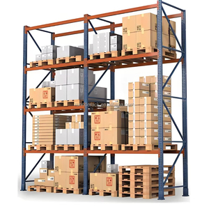 China Warehouse Steel Storage Pallet Rack Uprights Heavy Duty System Metal Pallet Racking for Sale