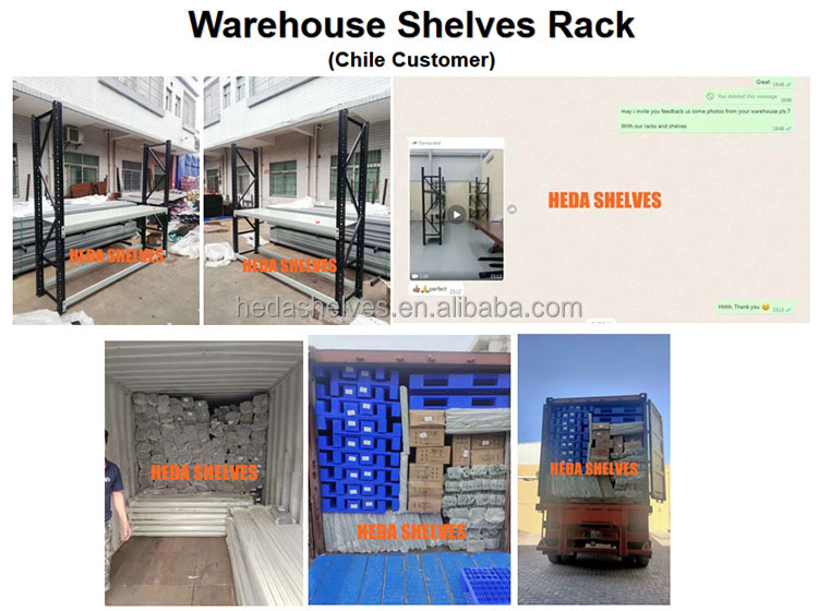 Heda Factory Steel Pallet Rack Shelves Selective Pallet Racking System Industrial Racks for Warehouse