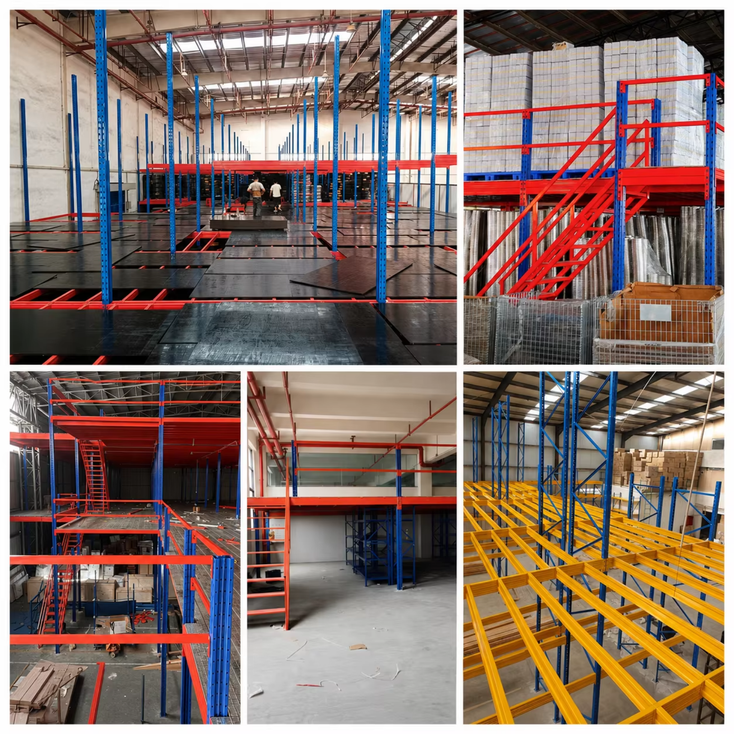 OEM Customized Steel Mezzanine Floor Manufacturer for Warehouse Storage and Factory Projects