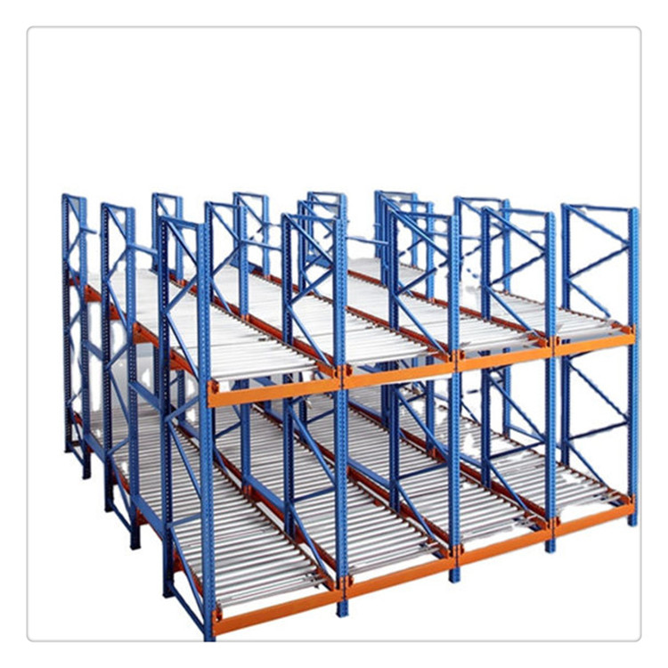 CE / ISO Certified Gravity Carton Flow Rack Flow Through Racks Roller Storage Racking With Plastic Box Bin
