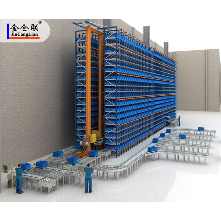 Intelligent Warehouse Steel Pipe Asrs Automated Storage Racks Retrieval Racking System ASRS