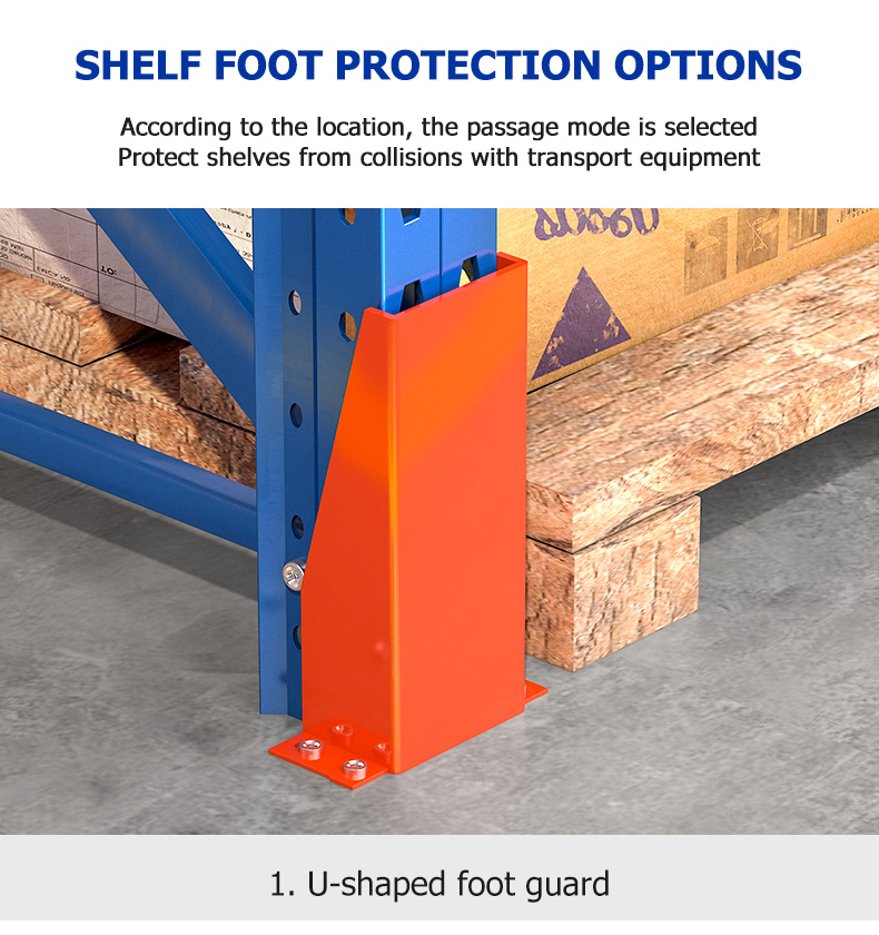 Quality Factory Price Q235 Customized Adjustable Leveling Feet Warehouse Pallet Racking Corrosion Protection Powder Coated Easy
