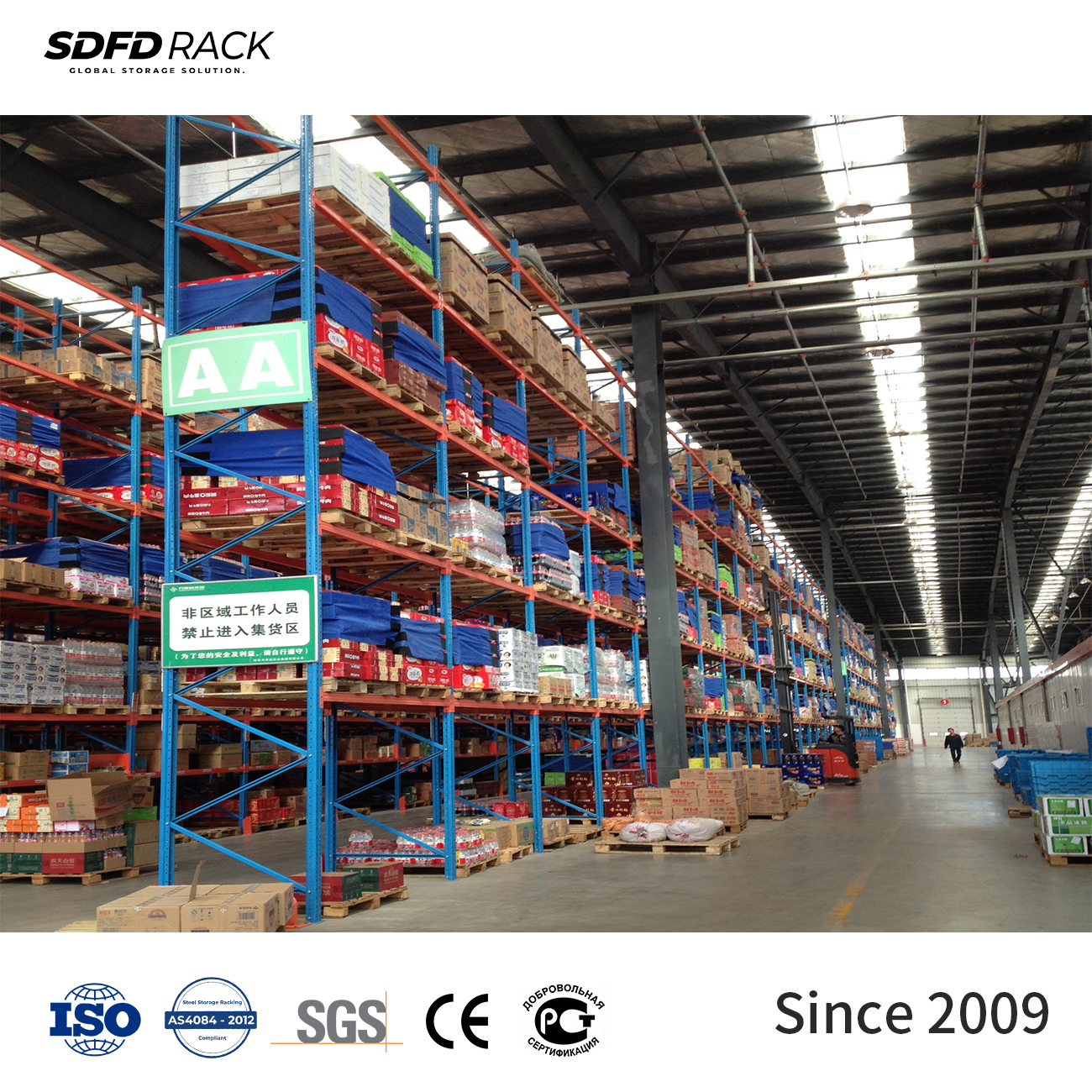 Heavy Duty Selective Pallet Rack with Custom Wire Mesh Decking High Load Steel Adjustable Warehouse Pallet Racking System