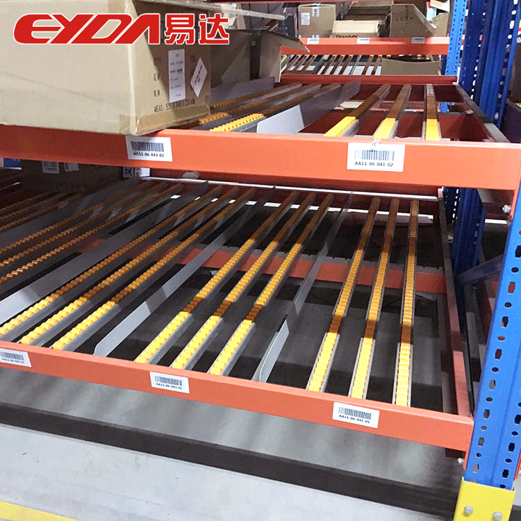 Heavy Duty Steel Carton Flow Rack Adjustable Multi Level Warehouse Shelving Corrosion Protection Powder Coated