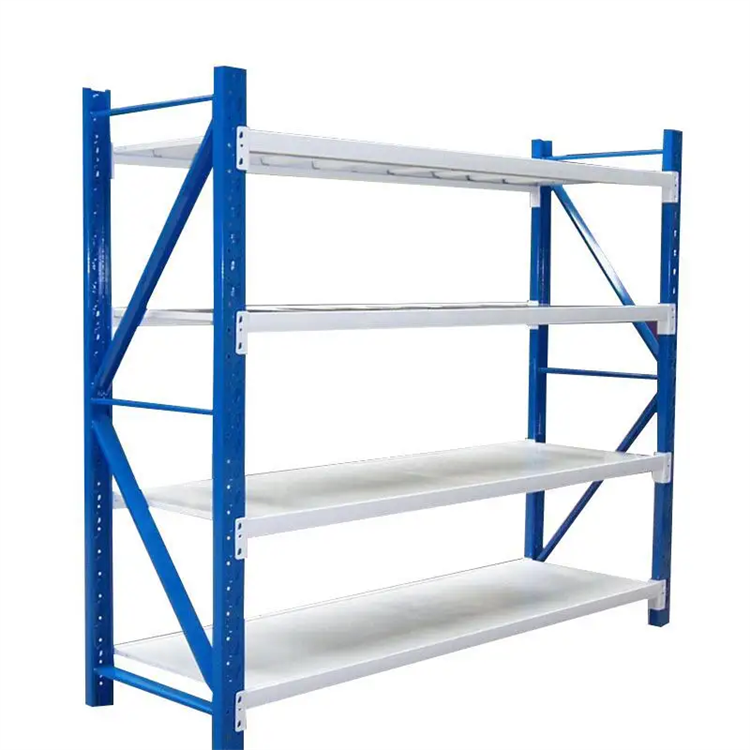Boltless 5-Layer Steel Rack System Heavy Duty Shelving Units for Warehouse Storage