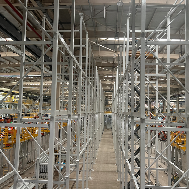 Industrial Pallet Racking System Spliced Steel Drop-Over Deck Panel Warehouse Storage Rack 2000kg Heavy Duty