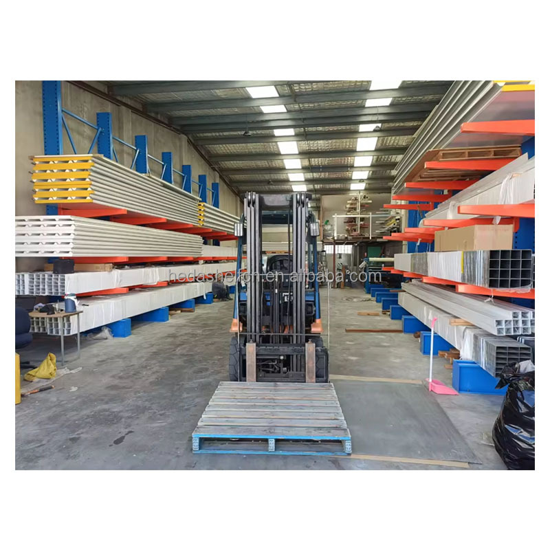 Wholesale Industrial Shelves Storage Racks Double Sided Heavy Duty Cantilever Racking System Cantilever Racks