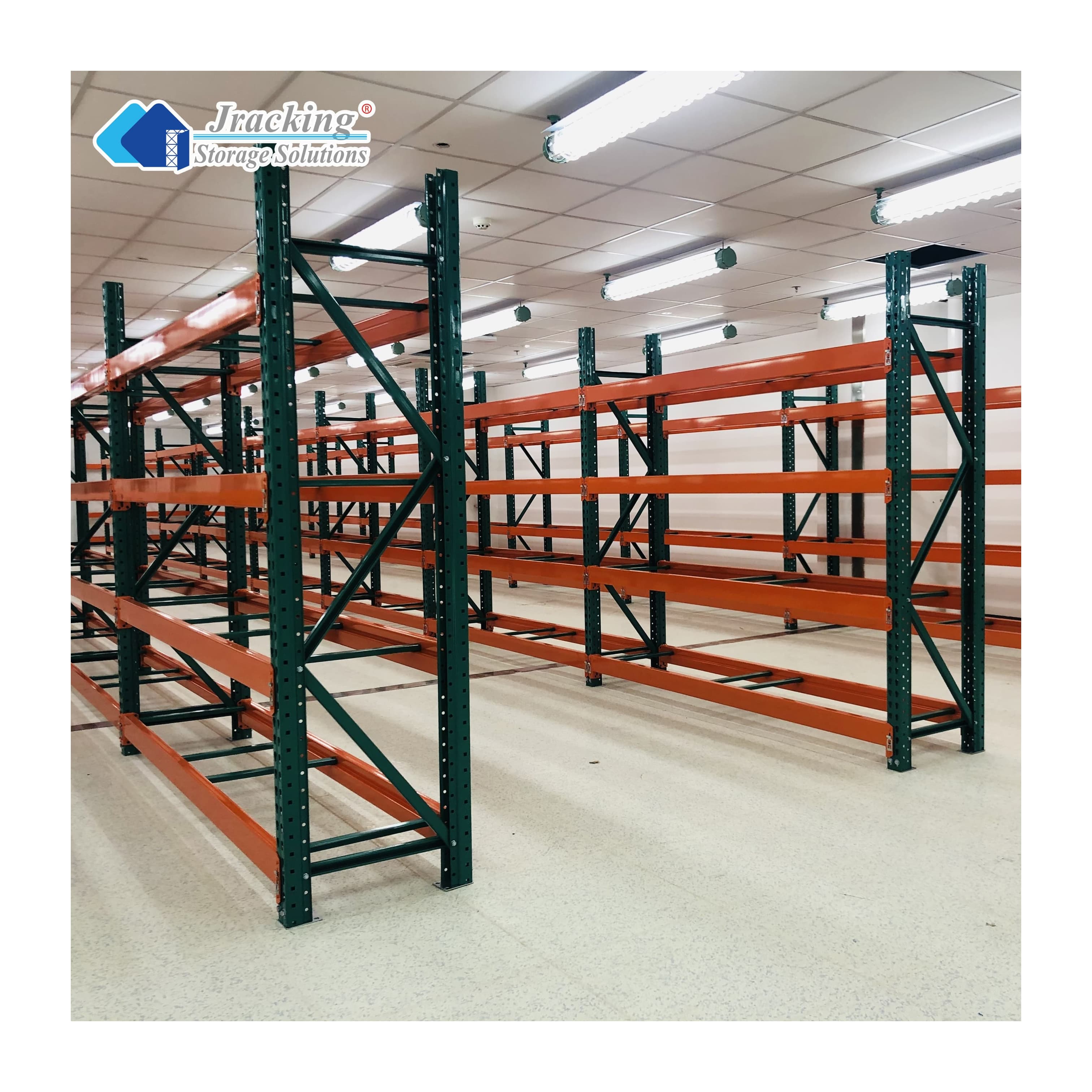 Adjustable CE Certified Warehouse Storage Rack Steel Teardrop Pallet Racking System For Industrial Warehousing