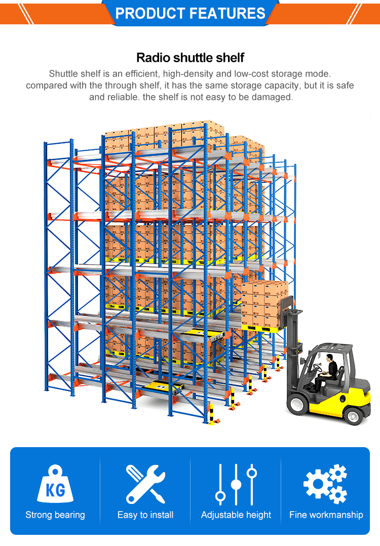 Warehouse Radio Shuttle Rack Overview
