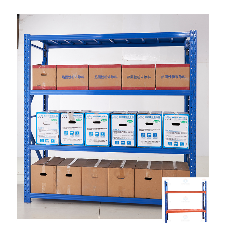 New Warehouse Longspan Racking Customized Color Supermarket Rack Manufacturers 200Kg Steel Wide Span Shelving Racks