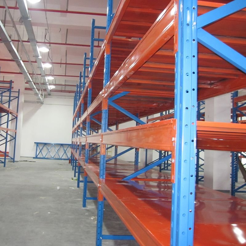 Factory Direct Medium Duty Steel Warehouse Shelving System Storage Garage Selective Racking Shelves Adjustable Anti-Rust