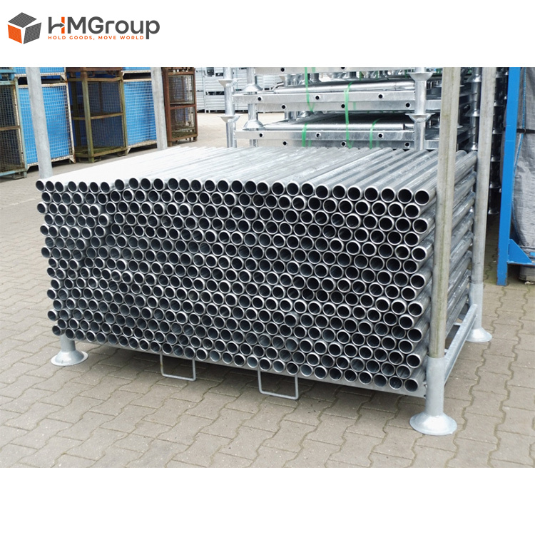 Heavy Duty Industrial Galvanized Metal Steel Storage Stacking Pipe Pallet Stillages Racks