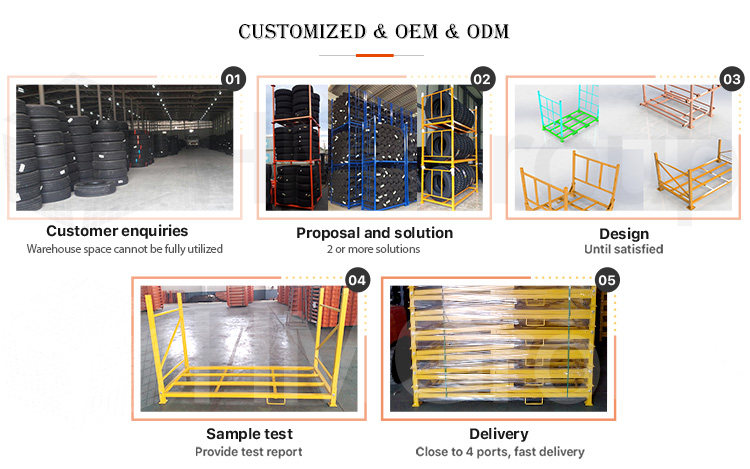 Heavy Duty Industrial Galvanized Metal Steel Storage Stacking Pipe Pallet Stillages Racks