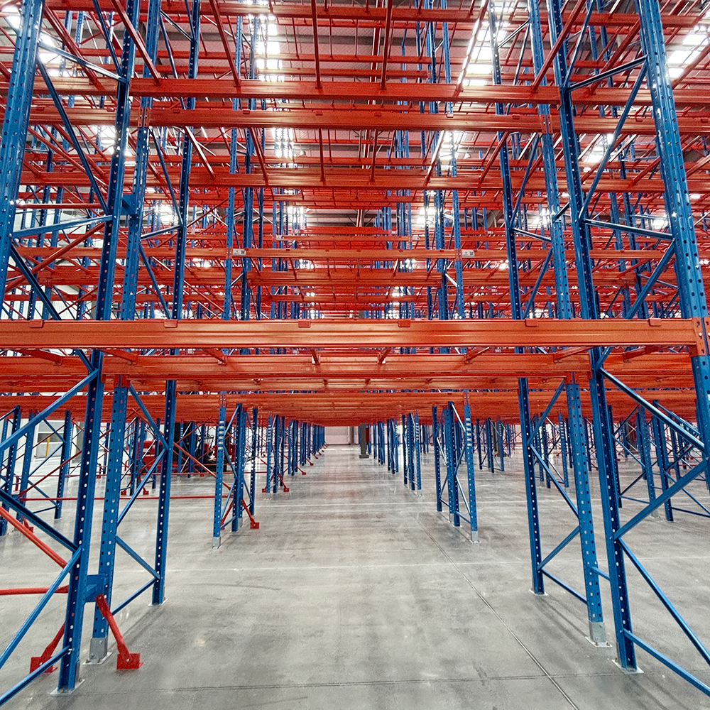 Jracking Warehouse Heavy Duty Steel EU Blue and Orange Selective Pallet Racking Shelving System