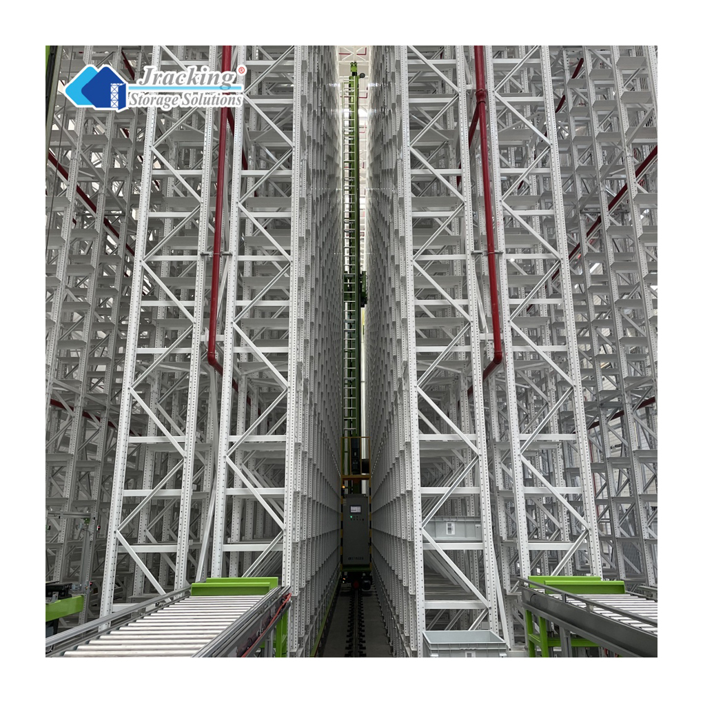 Jracking Warehouse Shelving Racks Steel Automatic Storage Racking ASRS System for Retail Distribution Centers