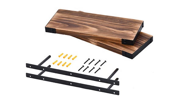 Wall Mounted Wooden Storage Rack