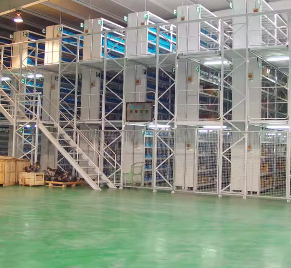 Steel Mezzanine Display