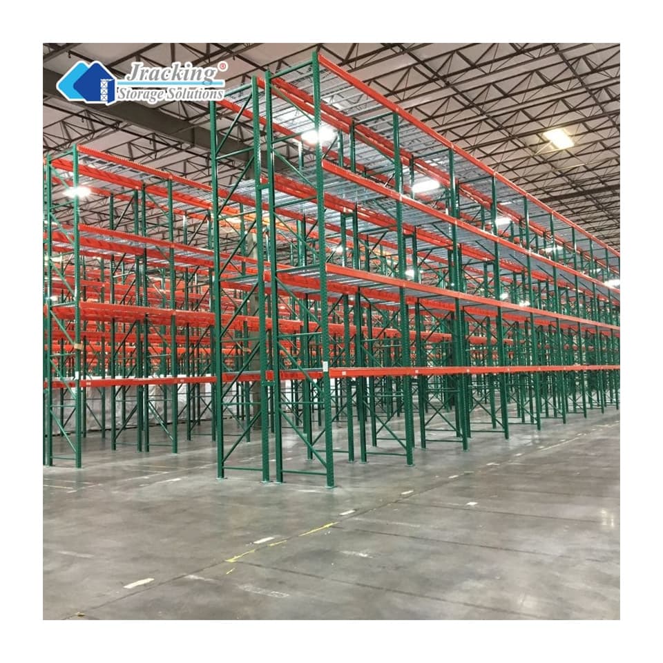 Adjustable CE Certified Warehouse Storage Rack Steel Teardrop Pallet Racking System For Industrial Warehousing